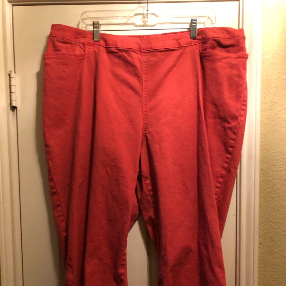 Catherine’s Cayenne Flat Front Capris